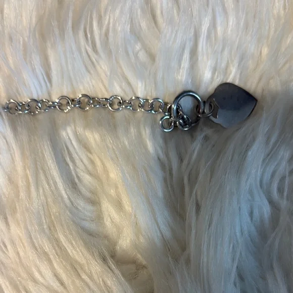 Silver Heart Charm Bracelet - Picture 4 of 8